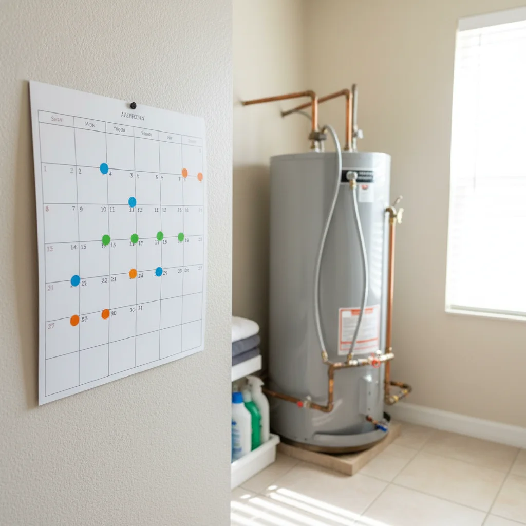 water heater maintenance scheduling